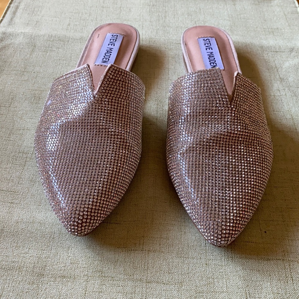 Sparkly Steve Madden Mules